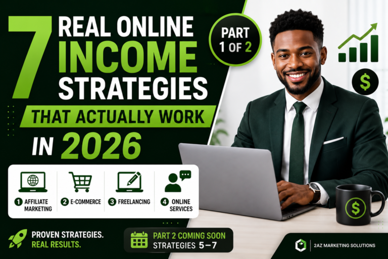 7 REAL ONLINE INCOME STRATEGIES THAT ACTUALLY WORK IN 2026 (Part 1)